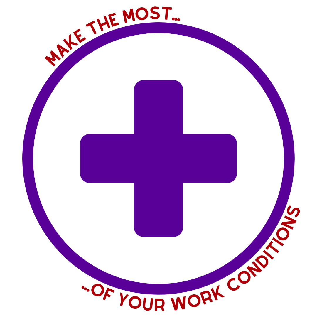 UTS NTEU members holding banners during their strike